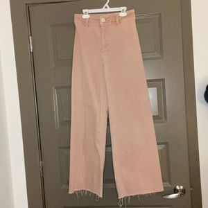 Zara marine straight jeans